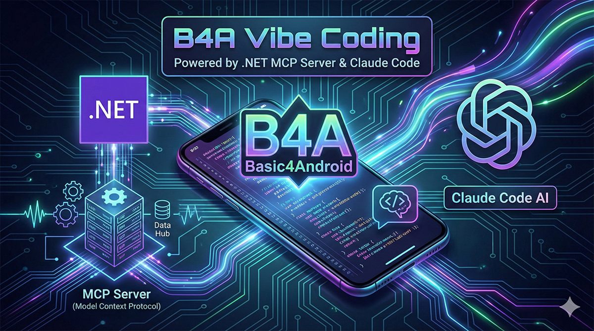 MCP-B4A: servidor MCP que conecta Claude Code con Basic4Android para programar apps Android en lenguaje natural