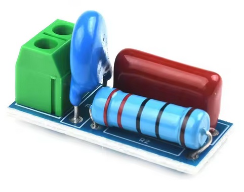 Snubber RC barato para proteger los contactos del relé con carga inductiva